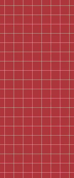 Red Checkerboard Tile Acrylic Shower Wall Panel 2440mm x 1220mm ( 3mm Thick) - CladdTech