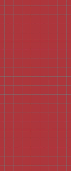 Red Checkerboard Tile Acrylic Shower Wall Panel 2440mm x 1220mm ( 3mm Thick) - CladdTech