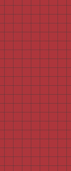 Red Checkerboard Tile Acrylic Shower Wall Panel 2440mm x 1220mm ( 3mm Thick) - CladdTech
