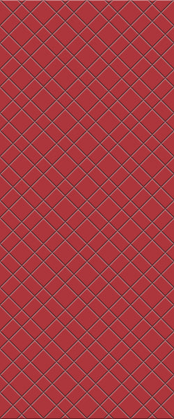 Red Basket Weave Tile Acrylic Shower Panel 2440mm x 1220mm ( 3mm Thick) - CladdTech