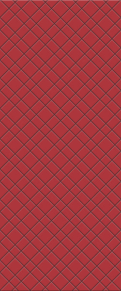 Red Basket Weave Tile Acrylic Shower Panel 2440mm x 1220mm ( 3mm Thick) - CladdTech