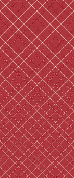 Red Basket Weave Tile Acrylic Shower Panel 2440mm x 1220mm ( 3mm Thick) - CladdTech