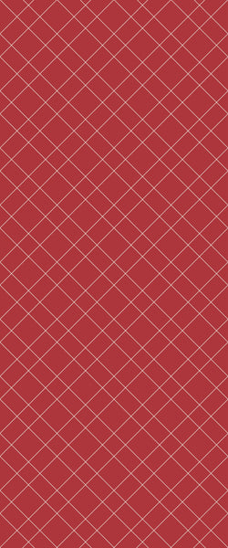 Red Basket Weave Tile Acrylic Shower Panel 2440mm x 1220mm ( 3mm Thick) - CladdTech
