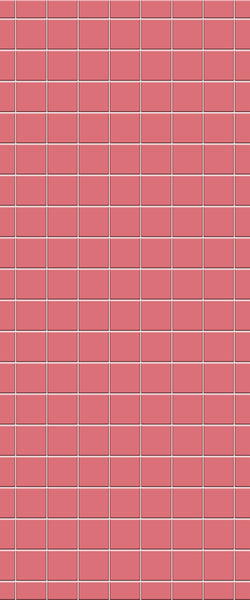 Red Checkerboard Tile Acrylic Shower Wall Panel 2440mm x 1220mm ( 3mm Thick) - CladdTech