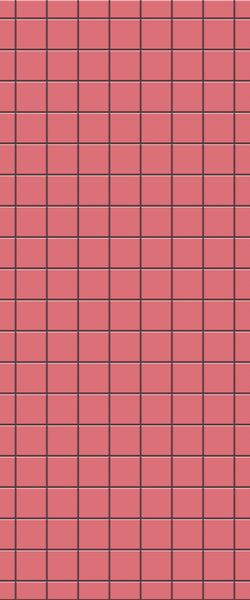 Red Checkerboard Tile Acrylic Shower Wall Panel 2440mm x 1220mm ( 3mm Thick) - CladdTech