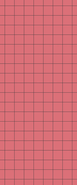 Red Checkerboard Tile Acrylic Shower Wall Panel 2440mm x 1220mm ( 3mm Thick) - CladdTech