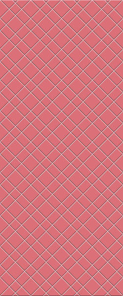 Red Basket Weave Tile Acrylic Shower Panel 2440mm x 1220mm ( 3mm Thick) - CladdTech