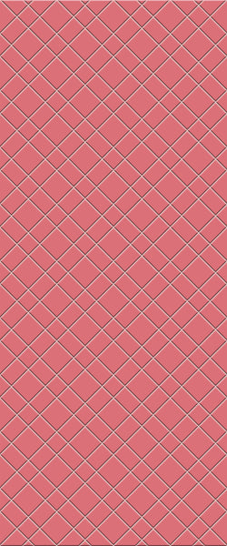 Red Basket Weave Tile Acrylic Shower Panel 2440mm x 1220mm ( 3mm Thick) - CladdTech