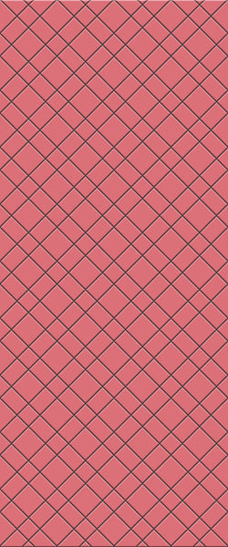 Red Basket Weave Tile Acrylic Shower Panel 2440mm x 1220mm ( 3mm Thick) - CladdTech