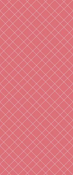 Red Basket Weave Tile Acrylic Shower Panel 2440mm x 1220mm ( 3mm Thick) - CladdTech