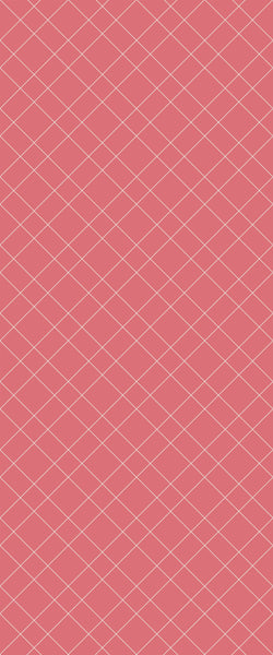 Red Basket Weave Tile Acrylic Shower Panel 2440mm x 1220mm ( 3mm Thick) - CladdTech