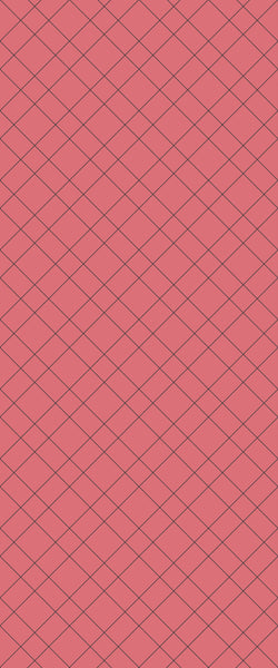 Red Basket Weave Tile Acrylic Shower Panel 2440mm x 1220mm ( 3mm Thick) - CladdTech