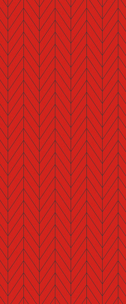 Red Chevron Tile Acrylic Shower Wall Panel 2440mm x 1220mm ( 3mm Thick) - CladdTech