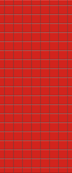 Red Checkerboard Tile Acrylic Shower Wall Panel 2440mm x 1220mm ( 3mm Thick) - CladdTech