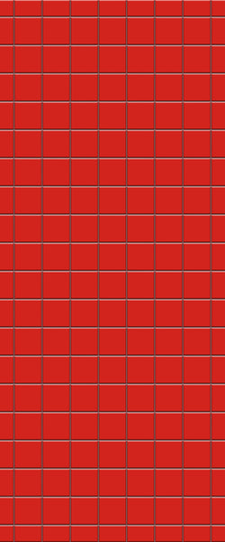 Red Checkerboard Tile Acrylic Shower Wall Panel 2440mm x 1220mm ( 3mm Thick) - CladdTech