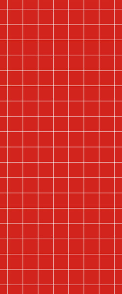 Red Checkerboard Tile Acrylic Shower Wall Panel 2440mm x 1220mm ( 3mm Thick) - CladdTech