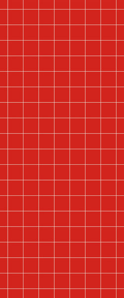 Red Checkerboard Tile Acrylic Shower Wall Panel 2440mm x 1220mm ( 3mm Thick) - CladdTech