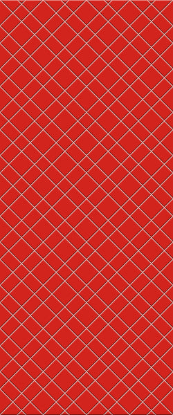 Red Basket Weave Tile Acrylic Shower Panel 2440mm x 1220mm ( 3mm Thick) - CladdTech