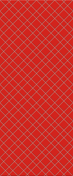 Red Basket Weave Tile Acrylic Shower Panel 2440mm x 1220mm ( 3mm Thick) - CladdTech