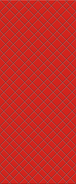 Red Basket Weave Tile Acrylic Shower Panel 2440mm x 1220mm ( 3mm Thick) - CladdTech