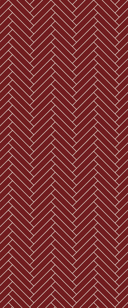 Red Double Herringbone Tile Acrylic Shower Panel 2440mm x 1220mm ( 3mm Thick) - CladdTech