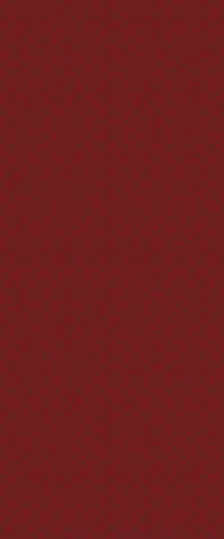 Red Diagonal Herringbone Tile Acrylic Shower Panel 2440mm x 1220mm ( 3mm Thick) - CladdTech