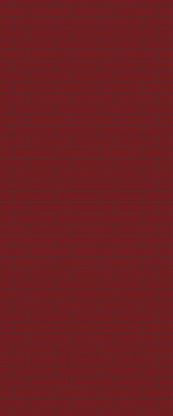 Red Brick Slip Tile Acrylic Shower Wall Panel 2440mm x 1220mm ( 3mm Thick) - CladdTech
