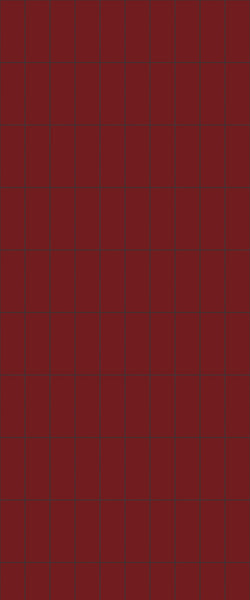 Red Vertical Block Tile Acrylic Shower Panel 2440mm x 1220mm ( 3mm Thick) - CladdTech