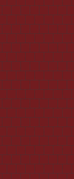 Red Large Square's Tile Acrylic Shower Wall Panel 2440mm x 1220mm ( 3mm Thick) - CladdTech