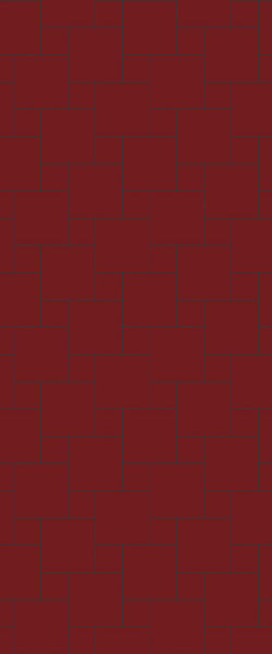 Red Pin Wheel Tile Acrylic Shower Wall Panel 2440mm x 1220mm ( 3mm Thick) - CladdTech