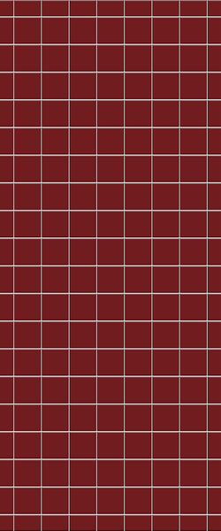 Red Checkerboard Tile Acrylic Shower Wall Panel 2440mm x 1220mm ( 3mm Thick) - CladdTech