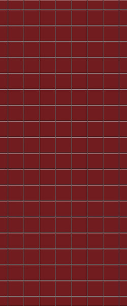 Red Checkerboard Tile Acrylic Shower Wall Panel 2440mm x 1220mm ( 3mm Thick) - CladdTech