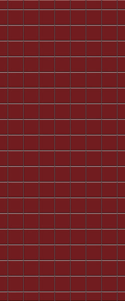 Red Checkerboard Tile Acrylic Shower Wall Panel 2440mm x 1220mm ( 3mm Thick) - CladdTech