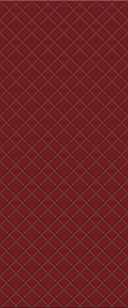 Red Basket Weave Tile Acrylic Shower Panel 2440mm x 1220mm ( 3mm Thick) - CladdTech