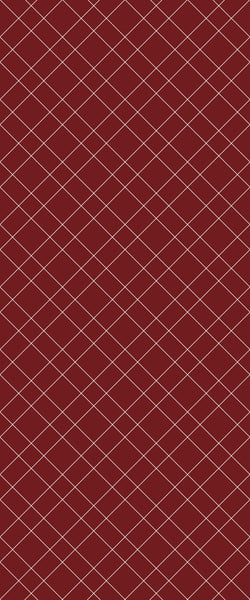 Red Basket Weave Tile Acrylic Shower Panel 2440mm x 1220mm ( 3mm Thick) - CladdTech