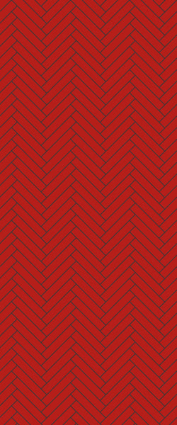 Red Double Herringbone Tile Acrylic Shower Panel 2440mm x 1220mm ( 3mm Thick) - CladdTech