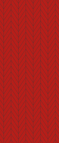 Red Chevron Tile Acrylic Shower Wall Panel 2440mm x 1220mm ( 3mm Thick) - CladdTech