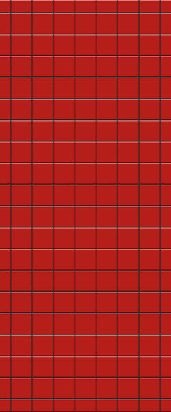 Red Checkerboard Tile Acrylic Shower Wall Panel 2440mm x 1220mm ( 3mm Thick) - CladdTech