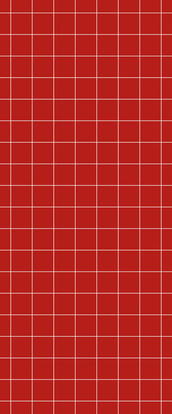 Red Checkerboard Tile Acrylic Shower Wall Panel 2440mm x 1220mm ( 3mm Thick) - CladdTech