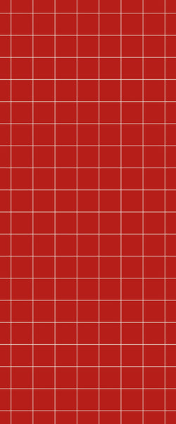 Red Checkerboard Tile Acrylic Shower Wall Panel 2440mm x 1220mm ( 3mm Thick) - CladdTech