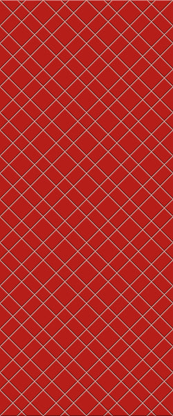 Red Basket Weave Tile Acrylic Shower Panel 2440mm x 1220mm ( 3mm Thick) - CladdTech