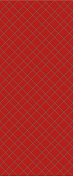 Red Basket Weave Tile Acrylic Shower Panel 2440mm x 1220mm ( 3mm Thick) - CladdTech