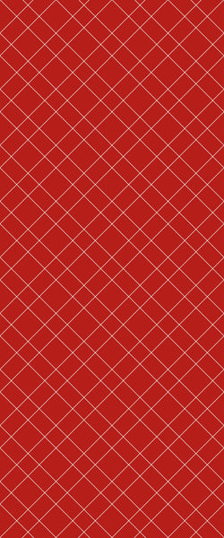Red Basket Weave Tile Acrylic Shower Panel 2440mm x 1220mm ( 3mm Thick) - CladdTech