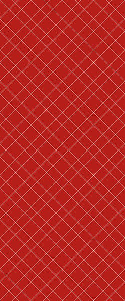 Red Basket Weave Tile Acrylic Shower Panel 2440mm x 1220mm ( 3mm Thick) - CladdTech