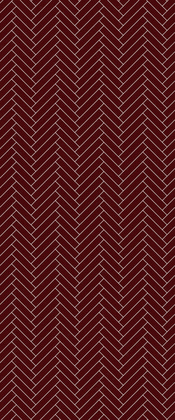Red Single Herringbone Tile Acrylic Shower Panel 2440mm x 1220mm ( 3mm Thick) - CladdTech