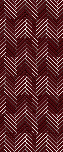 Red Double Herringbone Tile Acrylic Shower Panel 2440mm x 1220mm ( 3mm Thick) - CladdTech