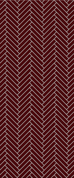 Red Double Herringbone Tile Acrylic Shower Panel 2440mm x 1220mm ( 3mm Thick) - CladdTech