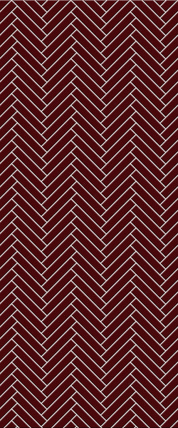 Red Double Herringbone Tile Acrylic Shower Panel 2440mm x 1220mm ( 3mm Thick) - CladdTech