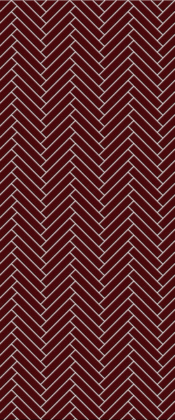 Red Double Herringbone Tile Acrylic Shower Panel 2440mm x 1220mm ( 3mm Thick) - CladdTech