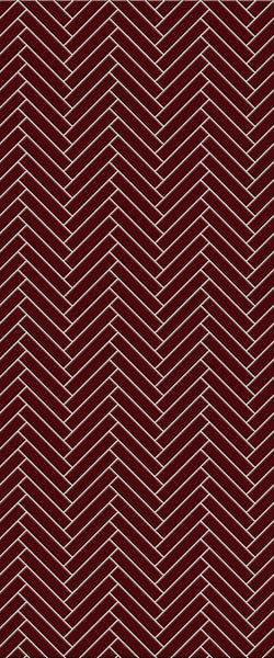 Red Double Herringbone Tile Acrylic Shower Panel 2440mm x 1220mm ( 3mm Thick) - CladdTech